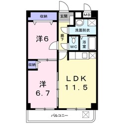 柄沢オークヒルズの物件間取画像